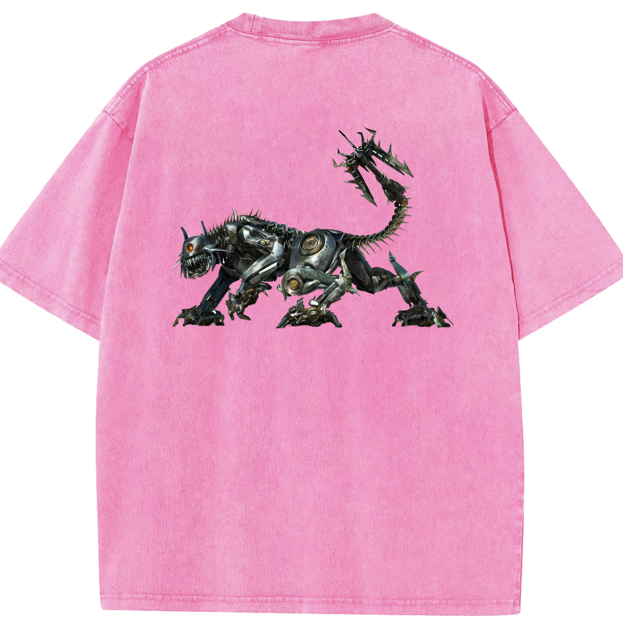 （画像用） Transformers トランスフォーマー 綿100% ヴィンテージ風 半袖Tシャツ（背面プリント）
